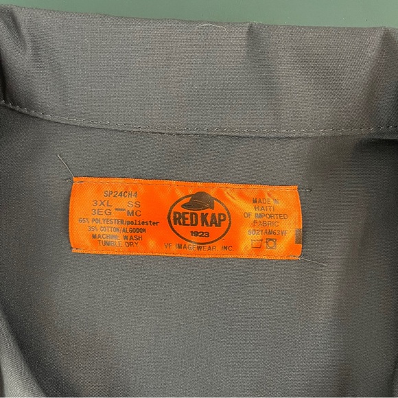 Red Kap Shirt Men’s 3XL ECHO Outdoor Power Equipment Grey work shirt (308) - Picture 6 of 8